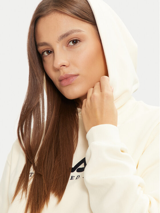 Fila Fila Bluza Unisex Brunssum FAU0145 Écru Regular Fit