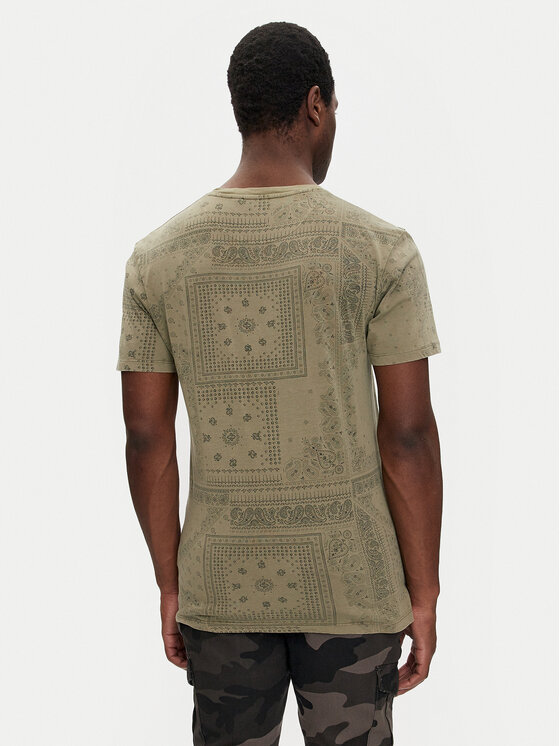 Brave Soul Brave Soul Majica MTS-568MASCADA Khaki Regular Fit
