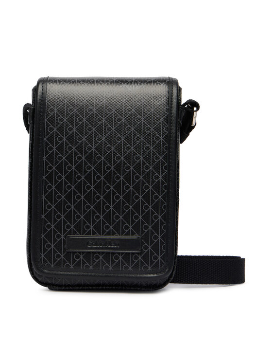 Calvin Klein Calvin Klein Etui za mobitel Emblem Aop Coated Phone Crossbod LV04D1218G Črna