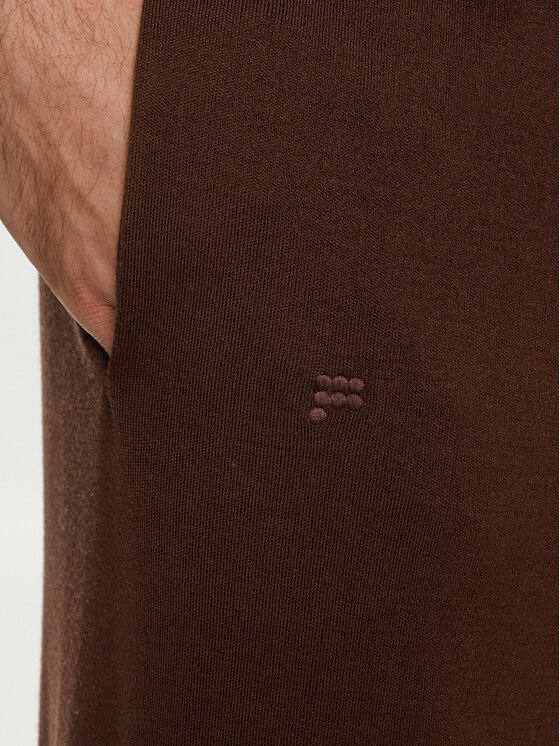Pangaia Pangaia Donji dio trenerke Merino Smeđa Regular Fit