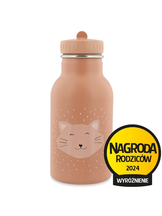 Trixie Baby Trixie Baby Bidon Termiczna butelka 350 ml - Kot Różowy
