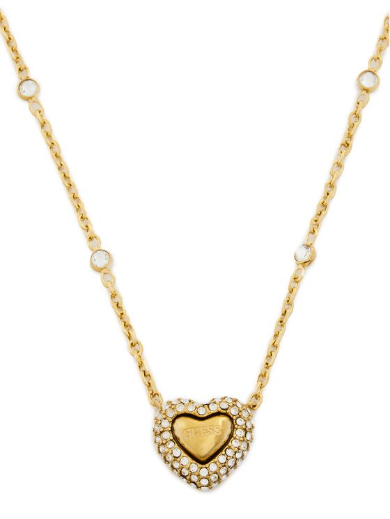 Guess Guess Naszyjnik JUBN05 018JW Złoty
