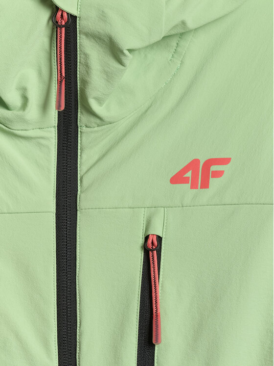 4F 4F Kurtka wielofunkcyjna TREKKING Turkusowy Regular Fit