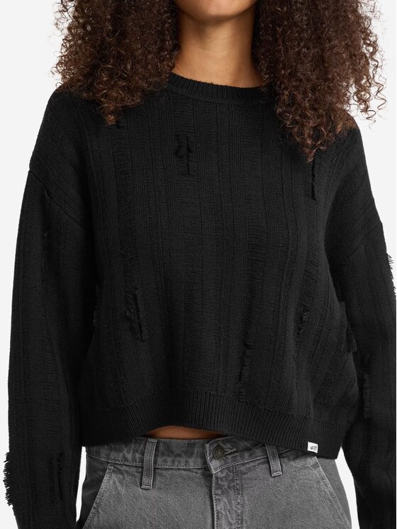 Guess Guess Maglione go distressed sweater Nero Regular Fit