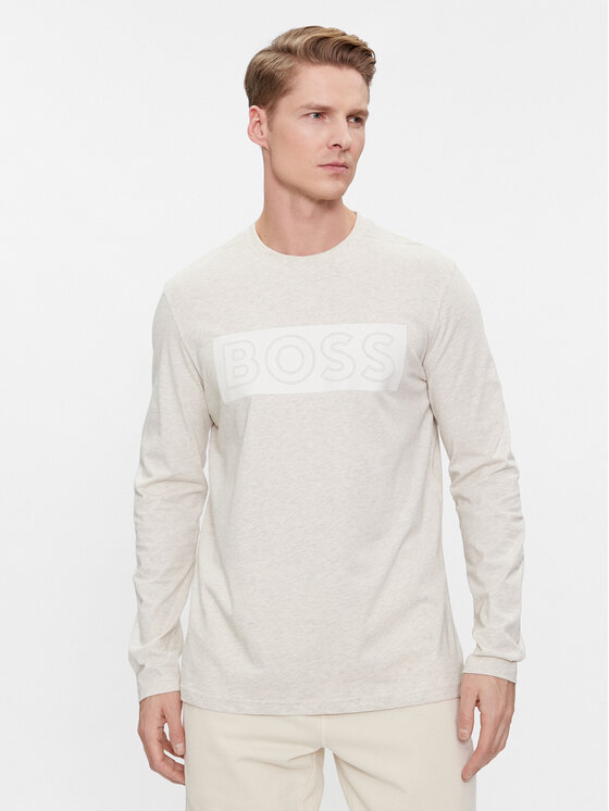 Boss Longsleeve krekls Togn 1 50506345 Pelēks Regular Fit