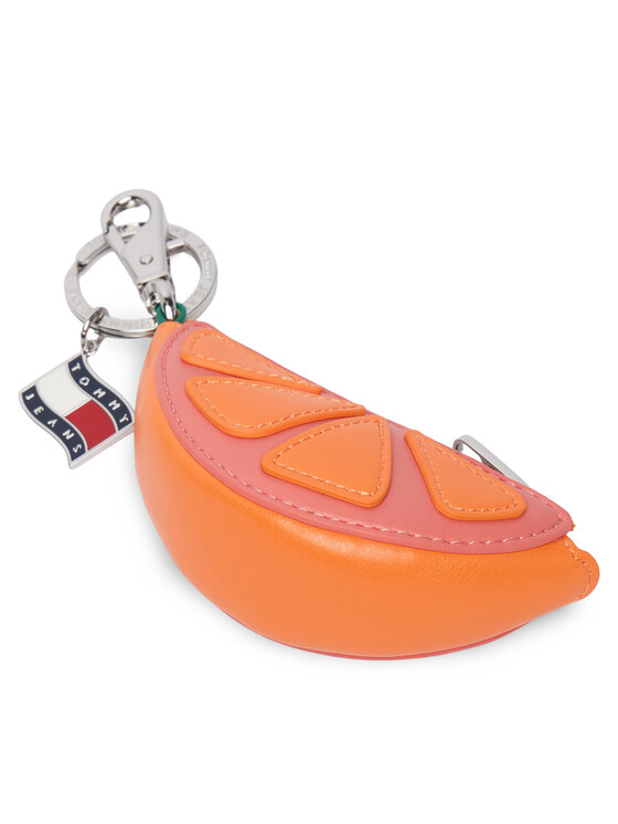 Tommy Jeans Peňaženka na mince Tjw Fruit Coin Purse Orange AW0AW18598 Oranžová