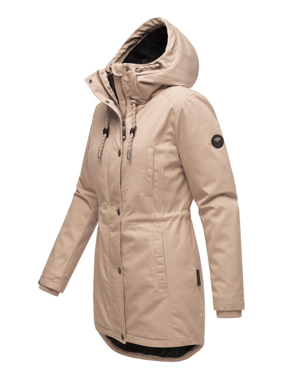Navahoo Navahoo Kurtka zimowa Winterfunke Beżowy Regular Fit