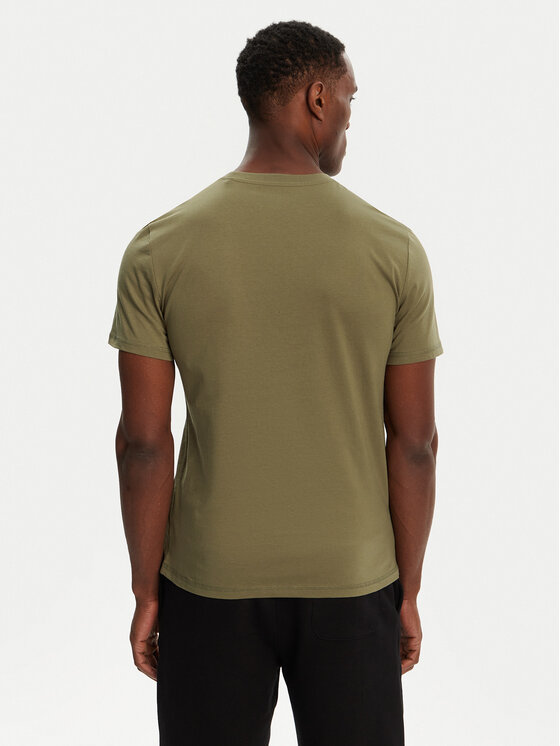 Guess Guess T-Shirt M2YI72 I3Z14 Πράσινο Regular Fit