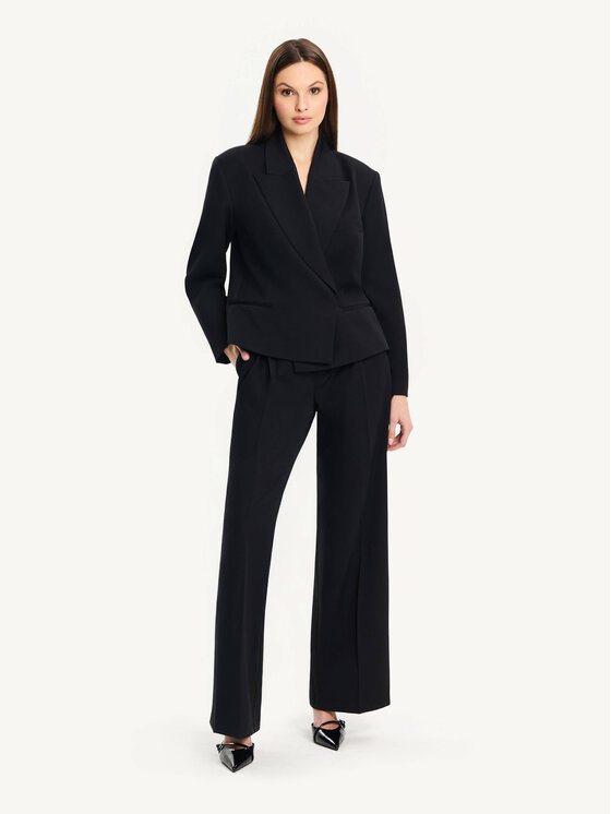 KMX KMX Marynarka 107600007 Czarny Fitted Fit
