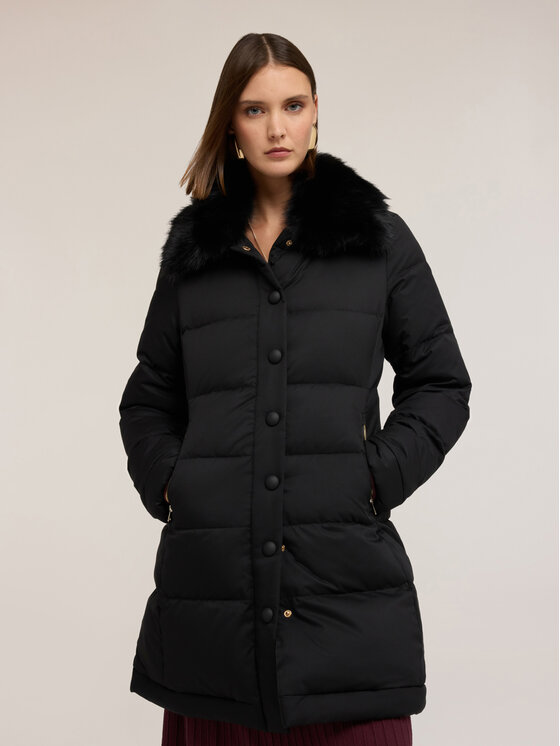 Motivi Motivi Giubbotto piumino F067Q000712N033 Nero Regular Fit