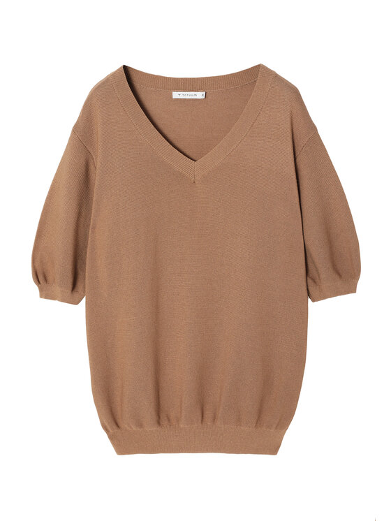 TATUUM TATUUM Sweter FOKIA Beżowy Oversize