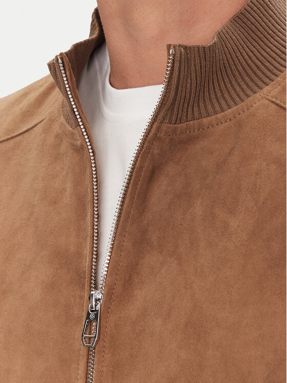 Milestone Milestone Bunda bomber MSTristan 511620 21220 Hnědá Regular Fit