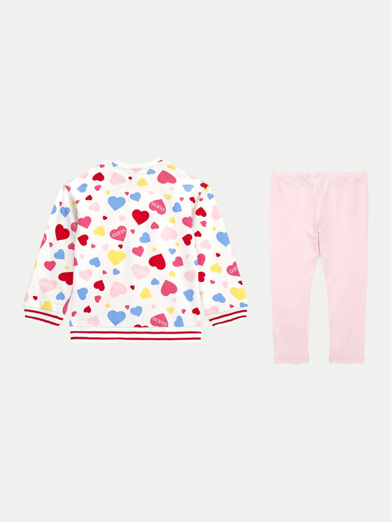 Guess Guess Komplektas: džemperis ir tamprės K4YG01 KA6R3 Spalvota Regular Fit