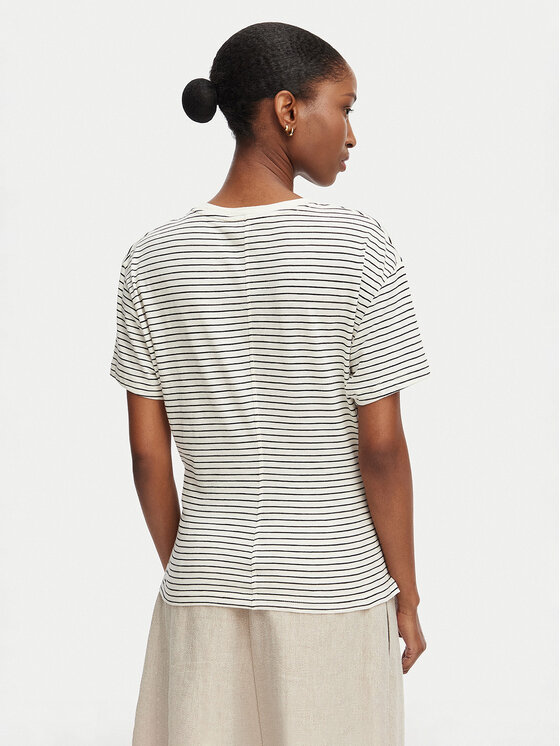 Tommy Hilfiger Tommy Hilfiger Majica WW0WW49256 Bela Relaxed Fit