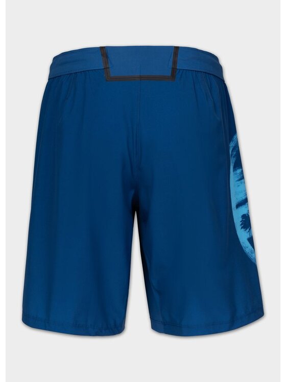 PITBULL PITBULL Szorty sportowe LOGO PALMS Niebieski Regular Fit