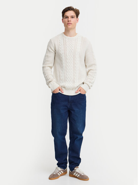 Blend Blend Džemper 20717439 Écru Regular Fit
