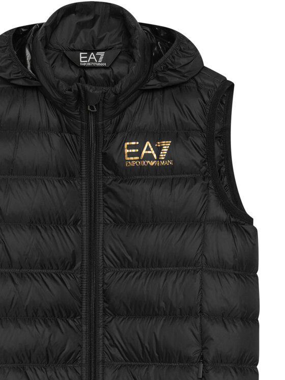 EA7 Emporio Armani EA7 Emporio Armani Kamizelka 7B000034 AF12477 MC004 Czarny Regular Fit