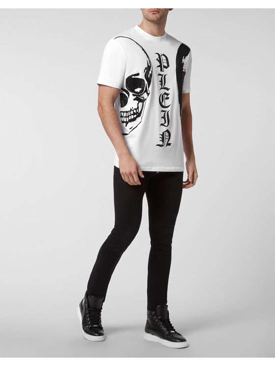 PHILIPP PLEIN PHILIPP PLEIN Tričko 2633 Biela Regular Fit