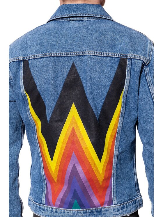 Wrangler Wrangler Giacca di jeans RETRO JACKET Blu Slim Fit