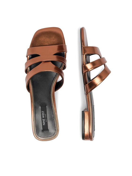 Nine West Nine West Klapki 123AL1207-1 Brązowy