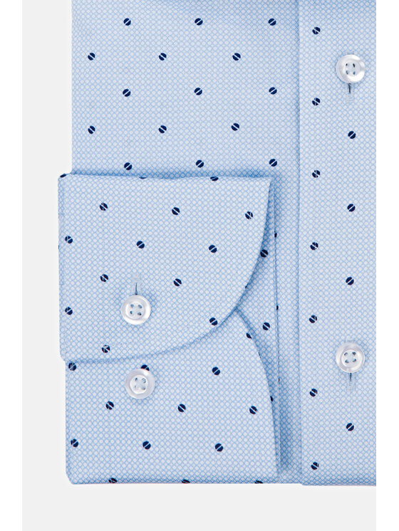 Lancerto Lancerto Koszula Miriam KO073219000016 Błękitny Slim Fit