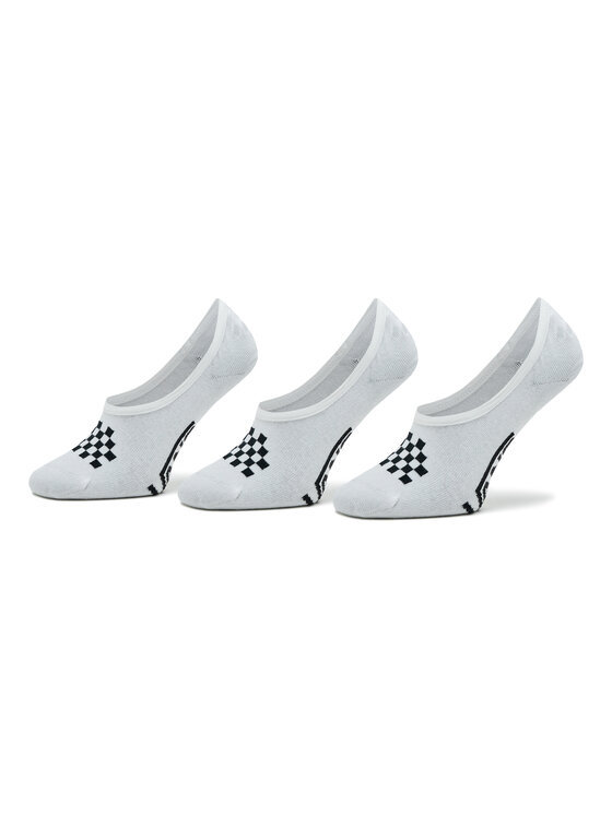 Vans Súprava 3 párov krátkych detských ponožiek Classic Canoodle Rox VN0007BCYB21 Biela