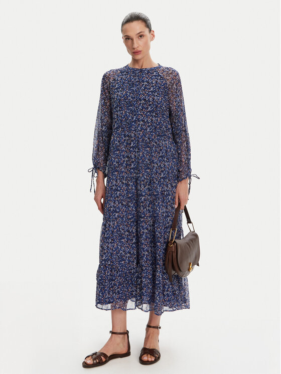 Pepe Jeans Pepe Jeans Sukienka codzienna Ariana PL953631 Niebieski Regular Fit