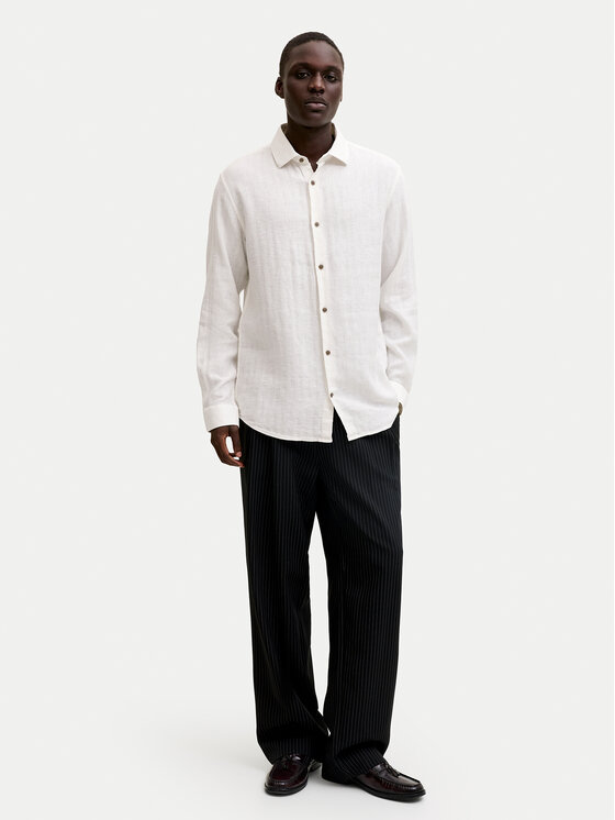 Jack & Jones Jack & Jones Marškiniai Blaparker 12292161 Écru Regular Fit