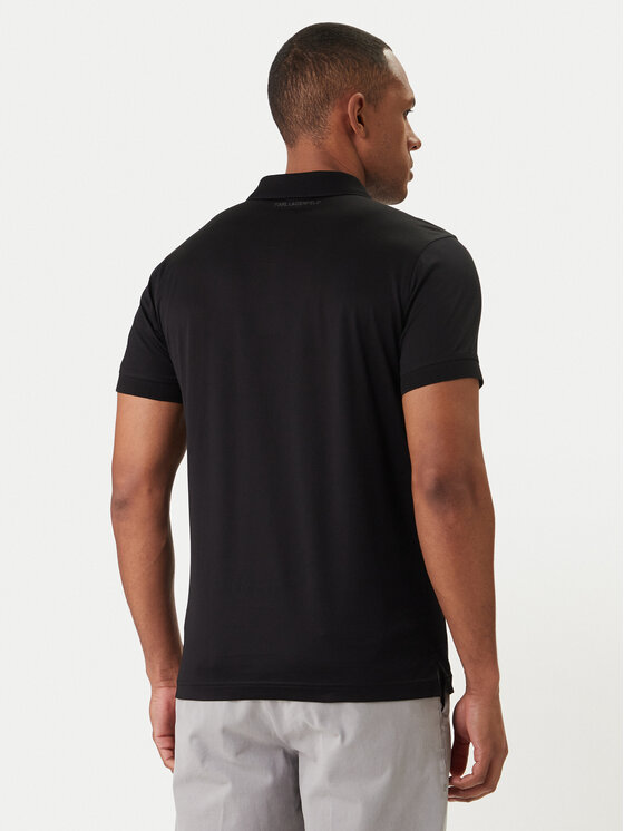 KARL LAGERFELD KARL LAGERFELD Polokošeľa 745000 562200 Čierna Regular Fit