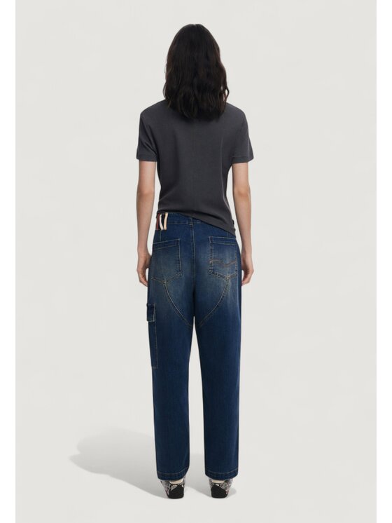 Desigual Desigual Τζιν DENIM_PARKER Μπλε Baggy Fit