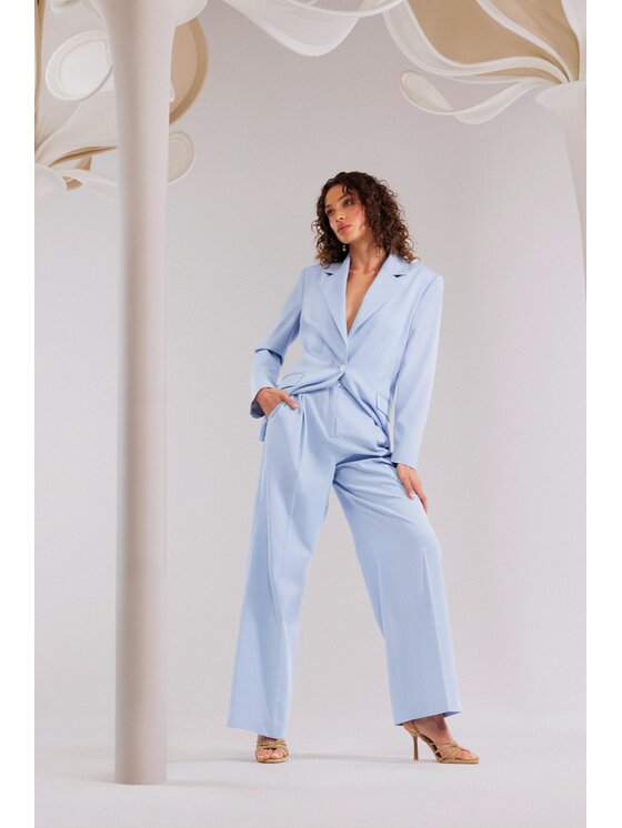 LE POSSÉ LE POSSÉ Pantalone da abito SGZWS Blu Regular Fit