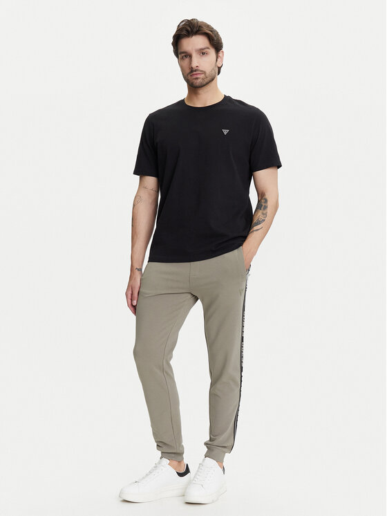 Guess Guess Melegítő alsó Z2YB19 K6ZS1 Khaki Regular Fit
