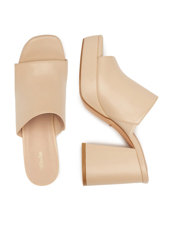 DeeZee DeeZee Klapki KK5606-1 Beżowy