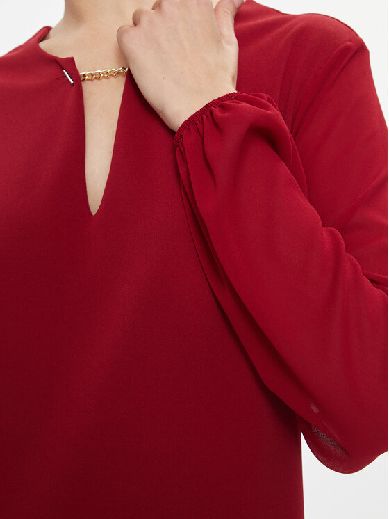 Rinascimento Rinascimento Коктейльна сукня CFC0116242003 Червоний Relaxed Fit