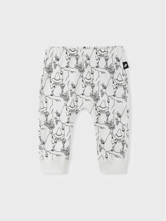 Reima Reima Komplet body s kalhotami MOOMIN Dyrbaraste 5200067A Bílá Regular Fit
