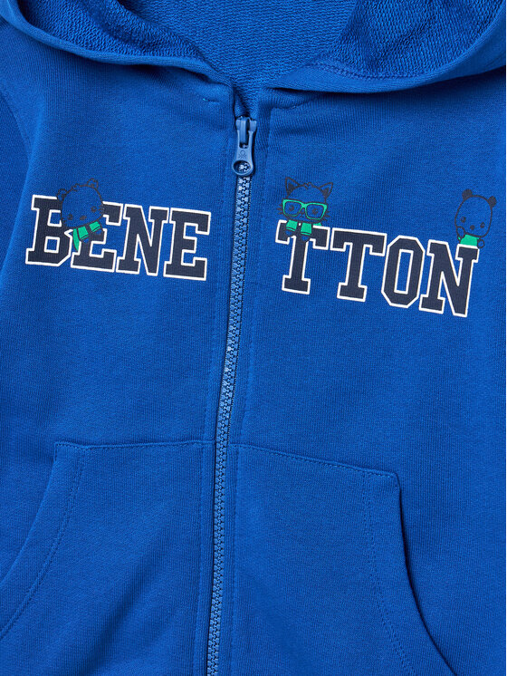 United Colors Of Benetton United Colors Of Benetton Majica dugih rukava 3J68G5034 Plava Regular Fit