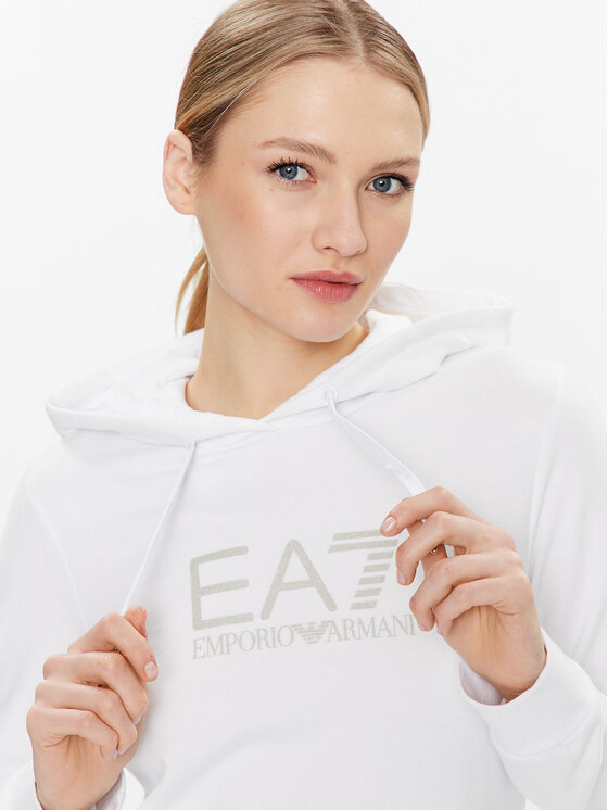 EA7 Emporio Armani EA7 Emporio Armani Jopa 8NTM36 TJCQZ 0101 Bela Regular Fit