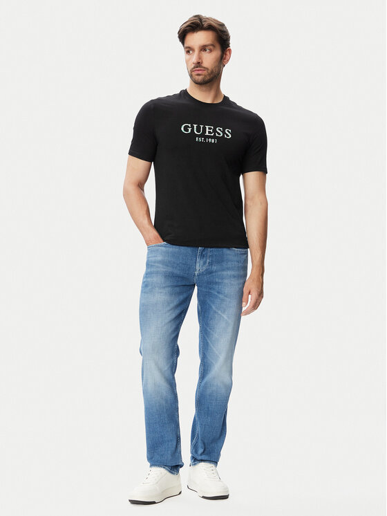 Guess Guess Farmer M6YAS2 D1289 Kék Regular Fit