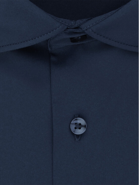 Seidensticker Seidensticker Camicia 01.650400 Blu scuro Slim Fit