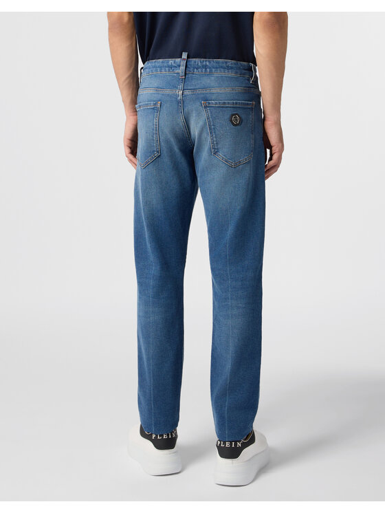 PHILIPP PLEIN PHILIPP PLEIN Jeans 31241 Blu scuro Straight Leg