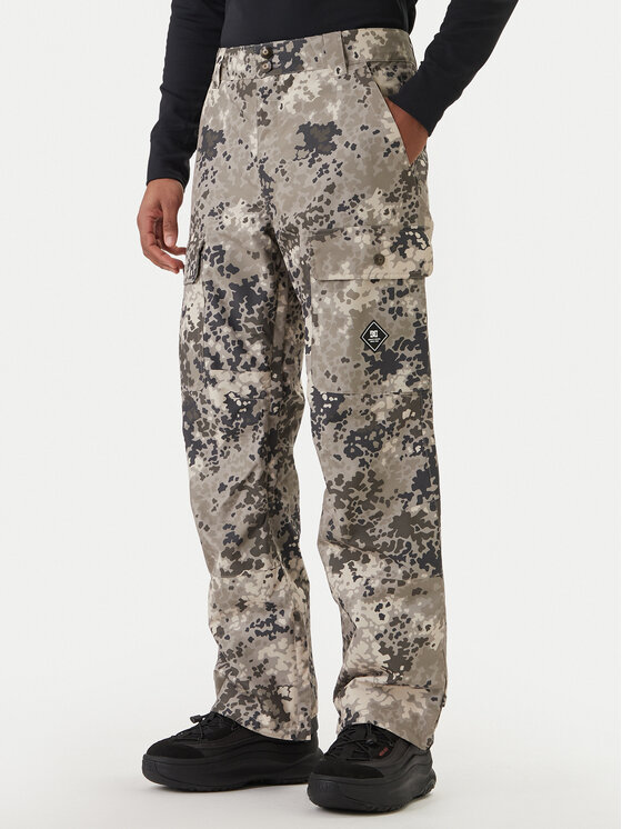 DC Shoes Spodnie snowboardowe Code ADYTP03049 Brązowy Regular Fit