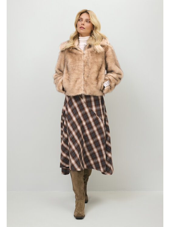 BIZUU BIZUU Kožešina WINTER WARM FLUFFY FUR Béžová Standard Fit