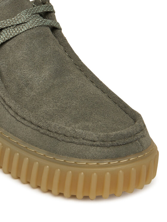 Clarks Clarks Īsi apavi Torhill Lo 26184642 Zaļš