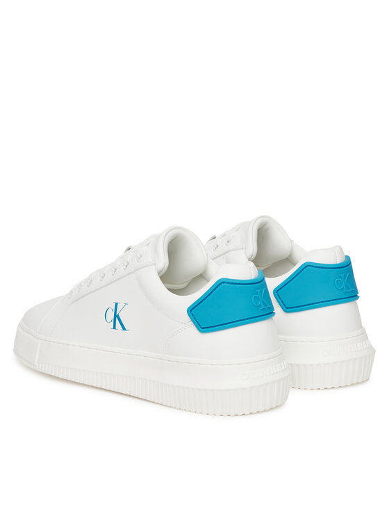 Calvin Klein Jeans Calvin Klein Jeans Sneakersy Chunky Cupsole Ru Patch Lth YM0YM01296 Biela