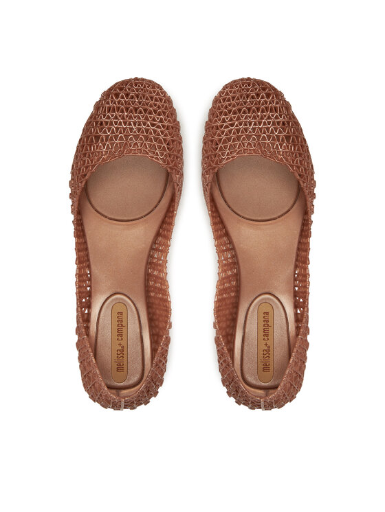 Melissa Melissa Μπαλαρίνες Melissa Campana Papel Ad M 33693 Καφέ