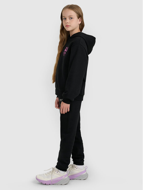 4F 4F Spodnie dresowe URBAN COMMUTER Czarny Regular Fit