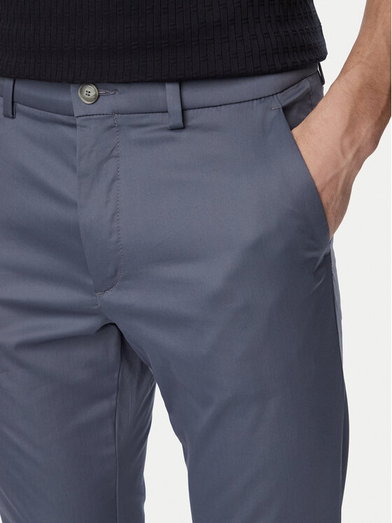 BOSS BOSS Pantaloni din material P-Kaiton1 50553841 Albastru Slim Fit
