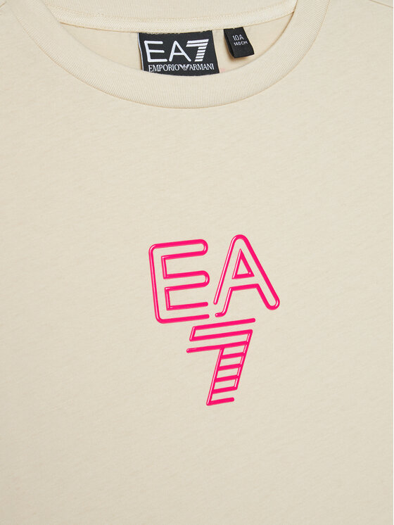 EA7 Emporio Armani EA7 Emporio Armani T-shirt 7G000042 AF12503 U1079 Bež Relaxed Fit