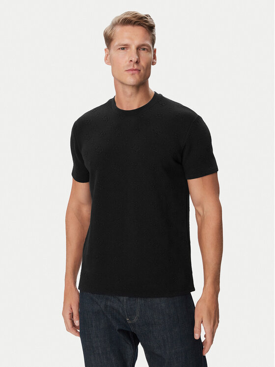 Guess Guess T-Shirt M6BP31 K6723 Schwarz Regular Fit