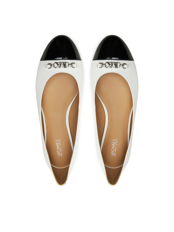 MICHAEL Michael Kors MICHAEL Michael Kors Ballerine Rebecca Flex Ballet 40F4RBFP1L Bianco